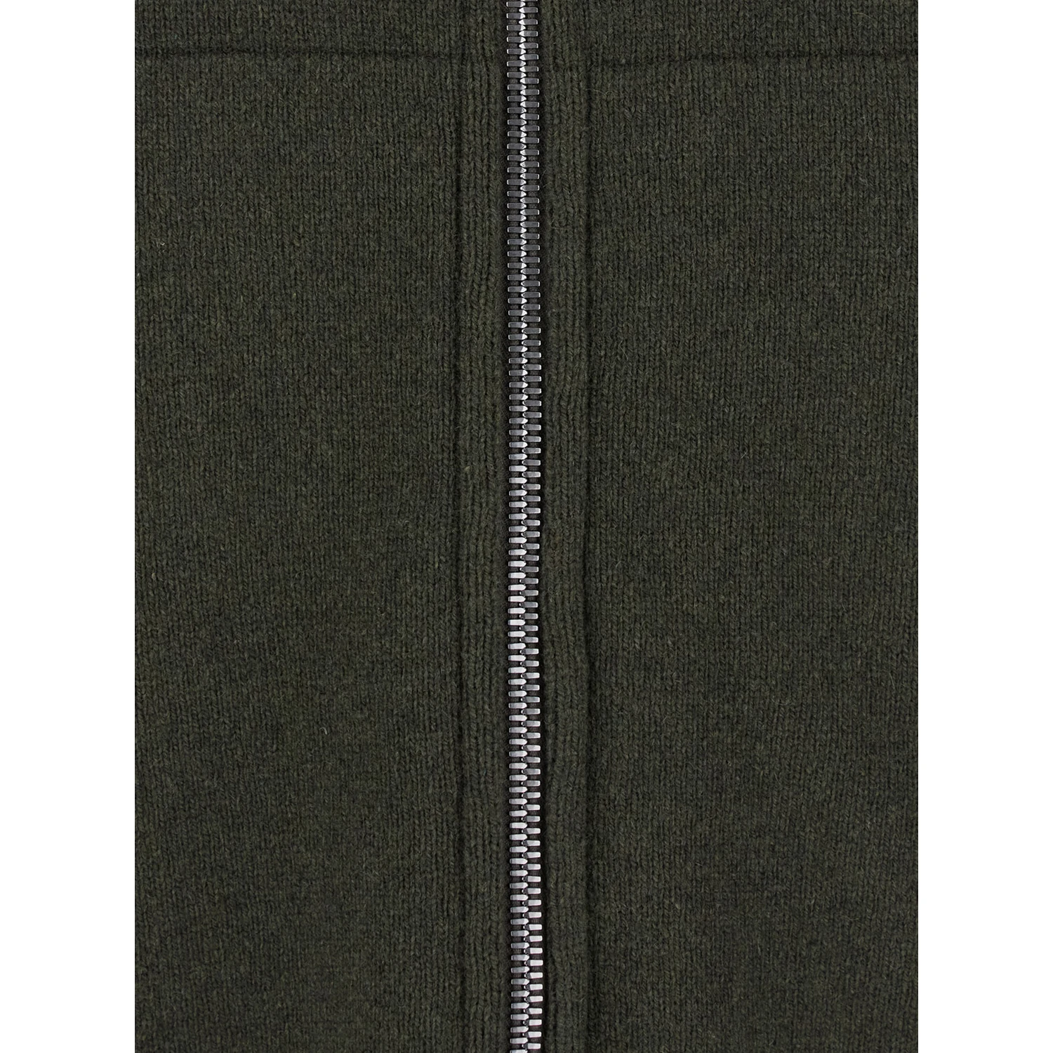 Green Sweatshirt with Contrasting Drawstring Hood in Cashmere and Wool Man