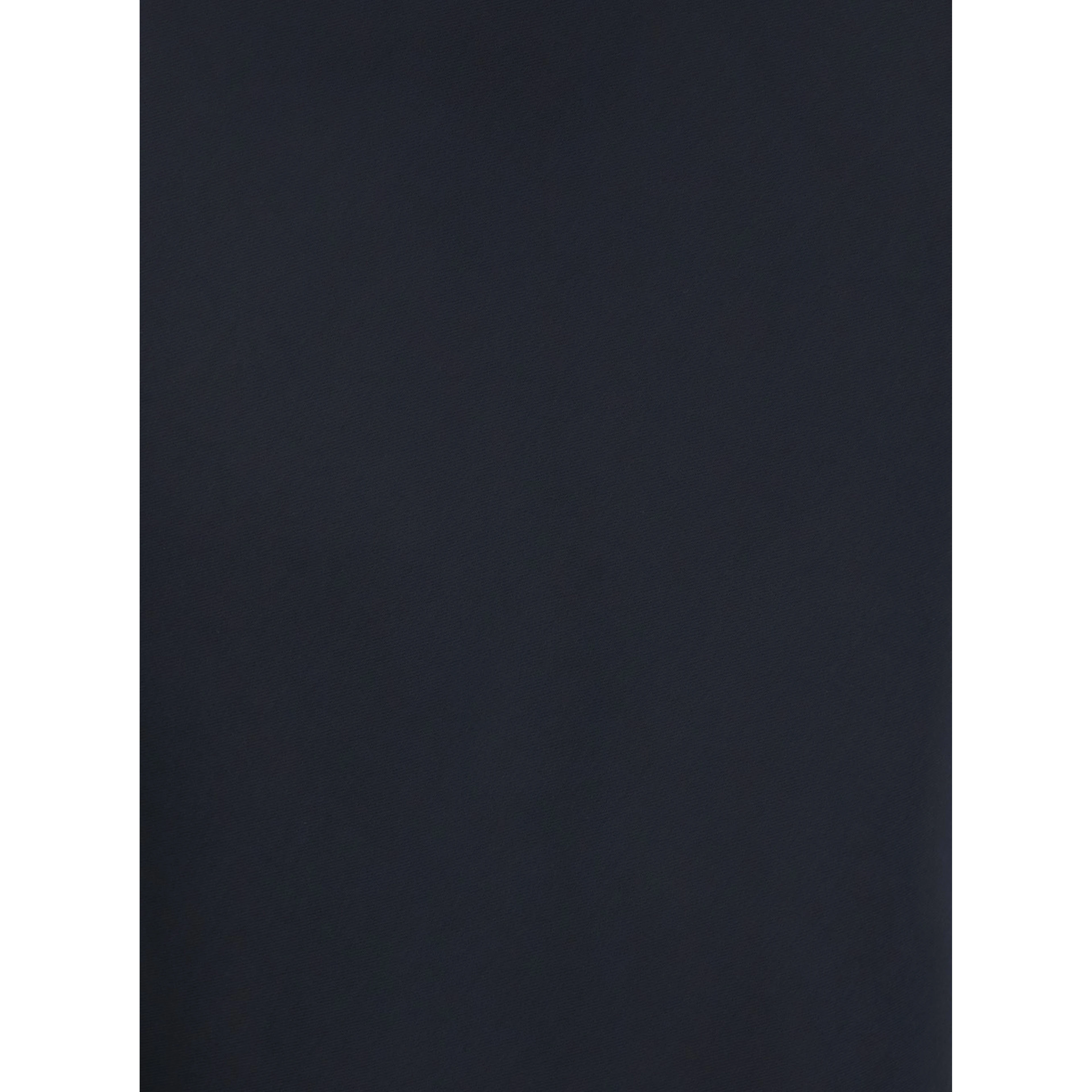 Blue Long Skirt with Volant Detail at the End in Satin Woman