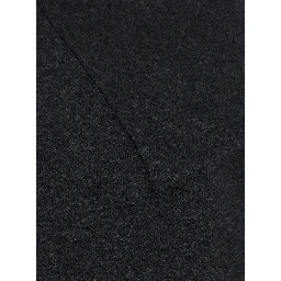Black Draped Sweater in Tech Fabric Woman