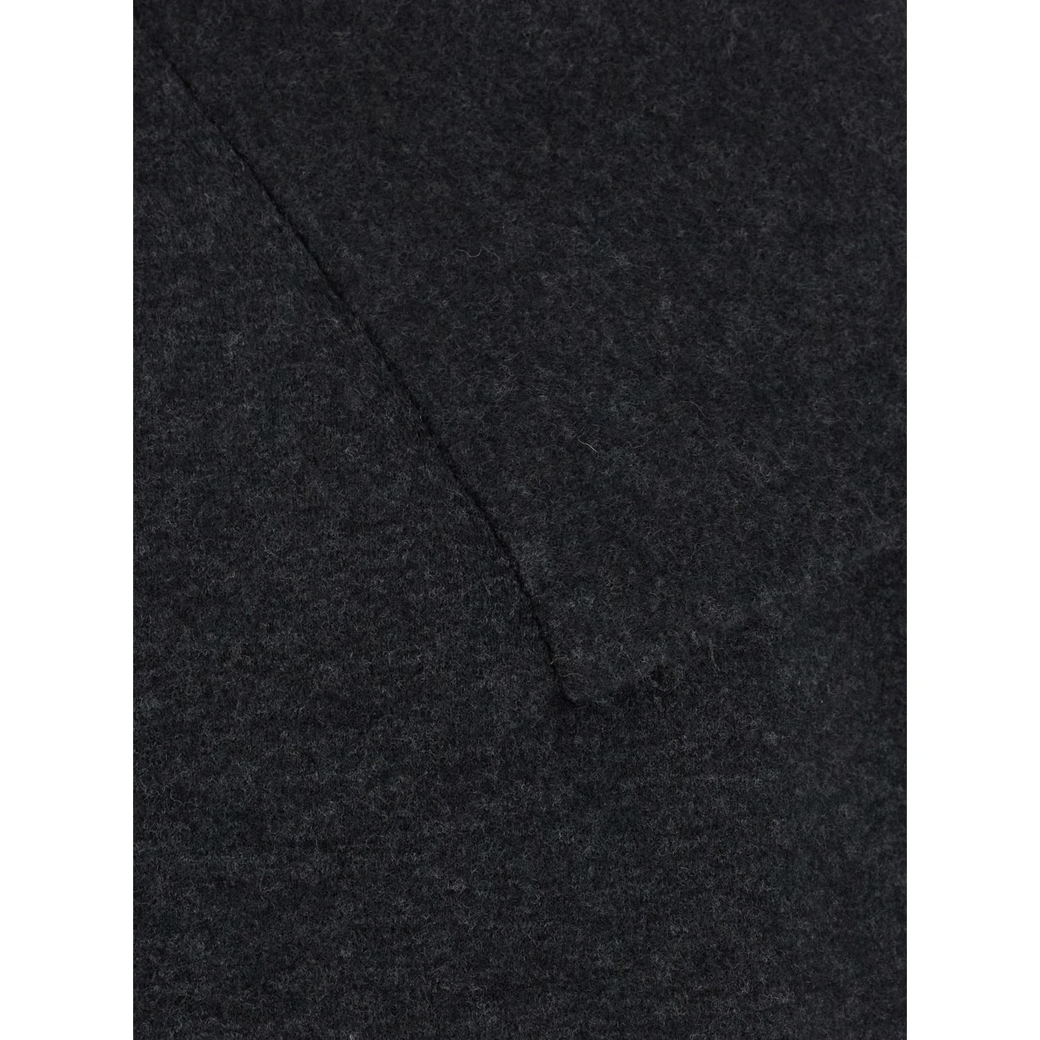 Black Draped Sweater in Tech Fabric Woman