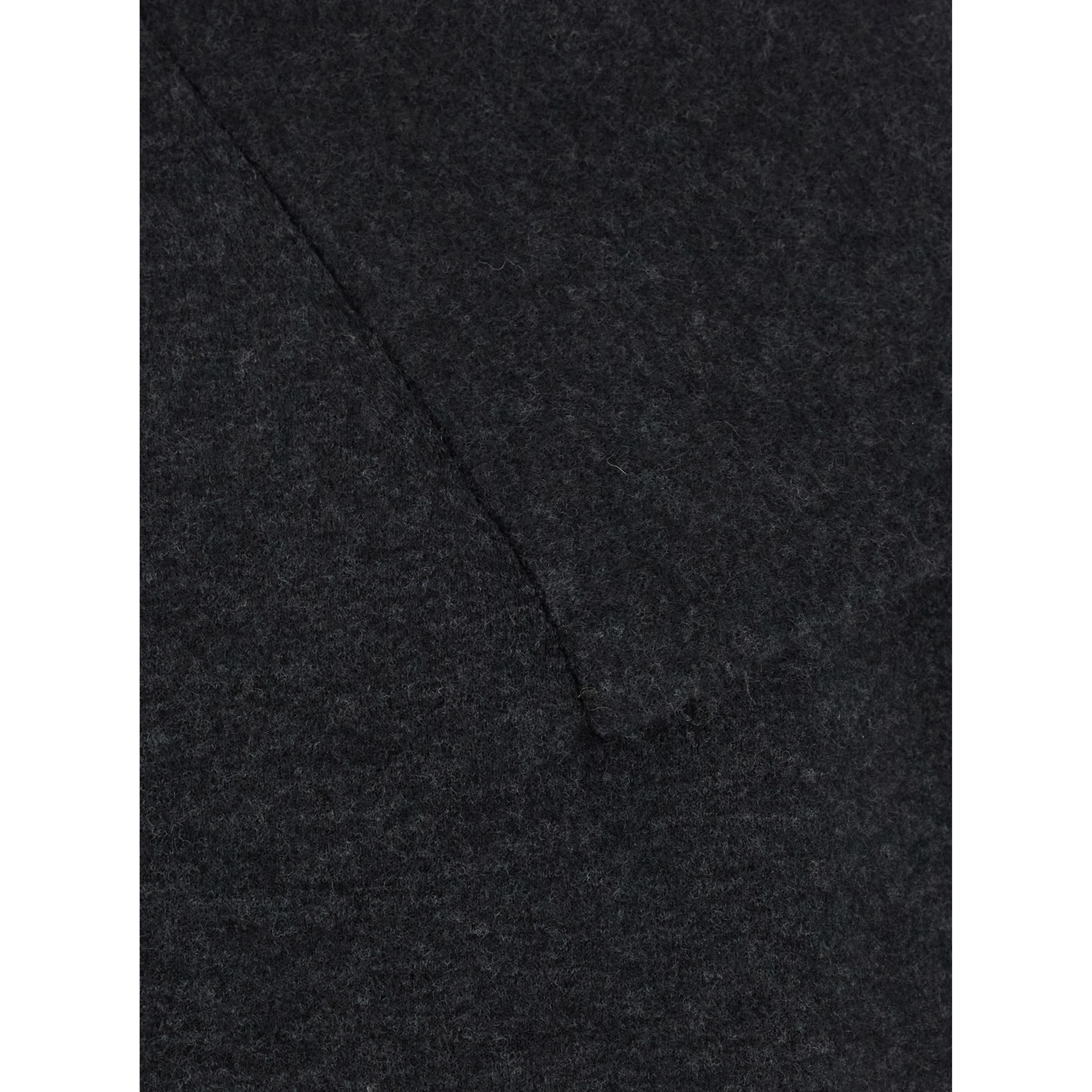 Black Draped Sweater in Tech Fabric Woman
