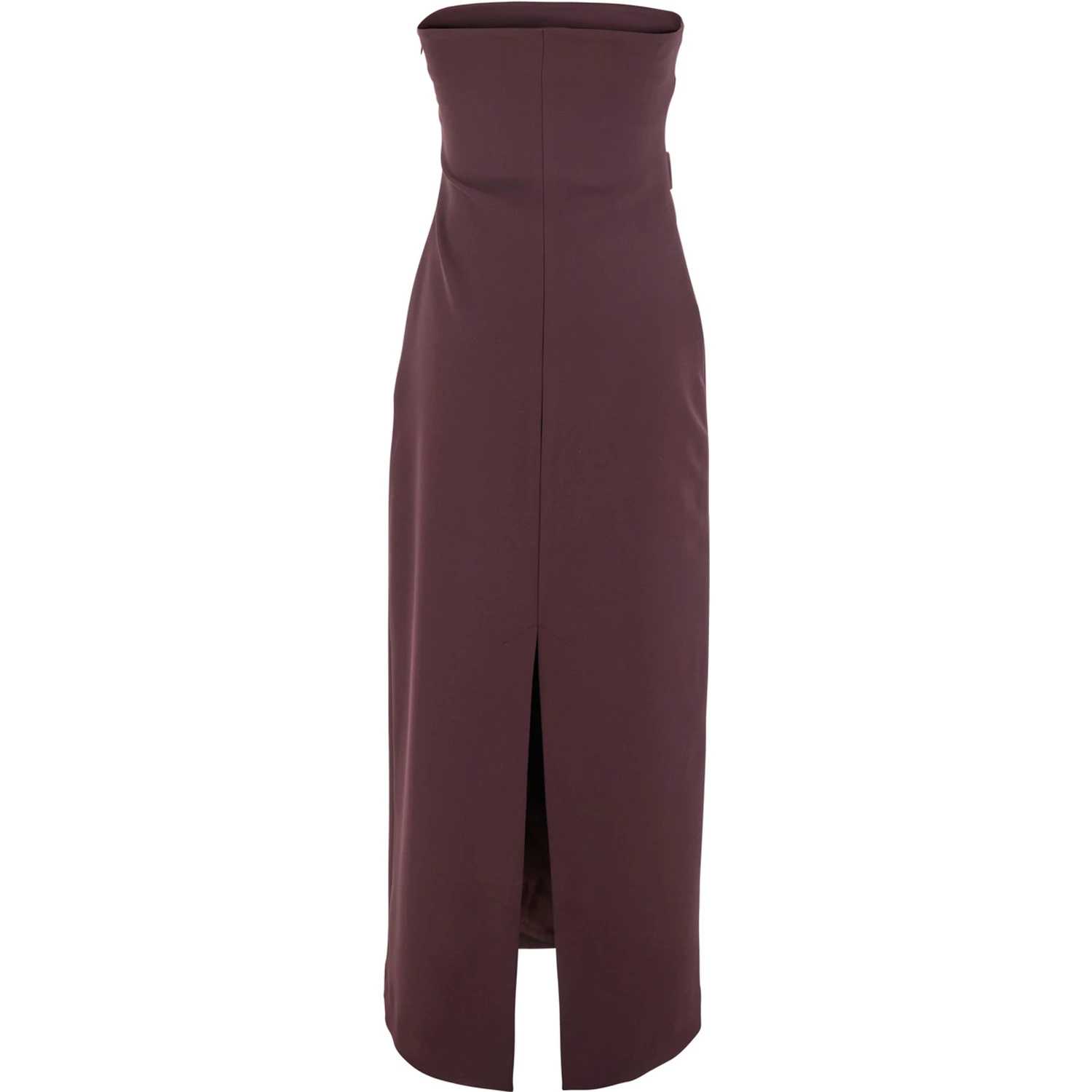 Bordeaux Bustier Dress in Tech Fabric Woman
