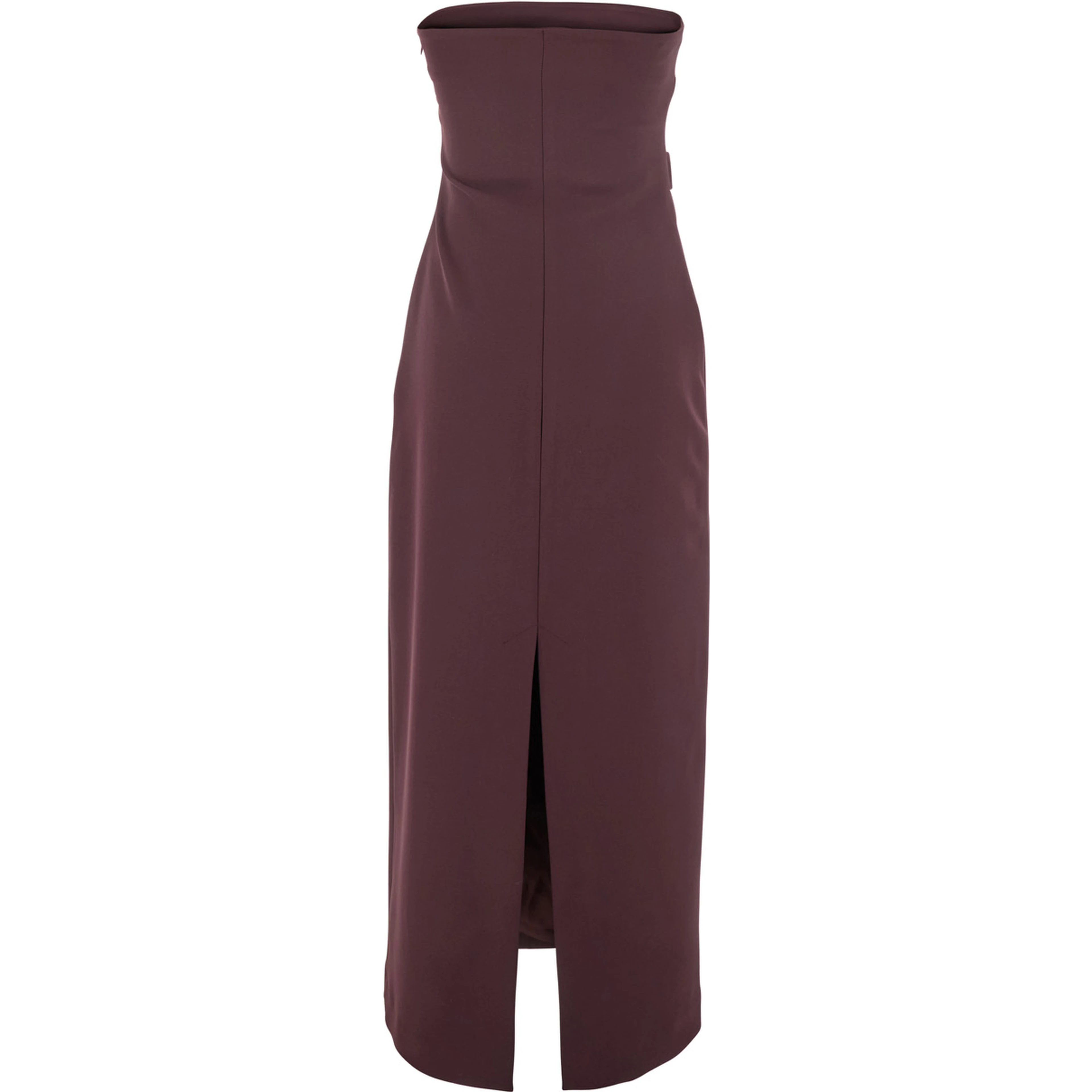 Bordeaux Bustier Dress in Tech Fabric Woman