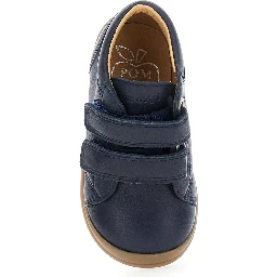 Blue Sneaker with Logo Printed on the Tongue in Rubber Boy