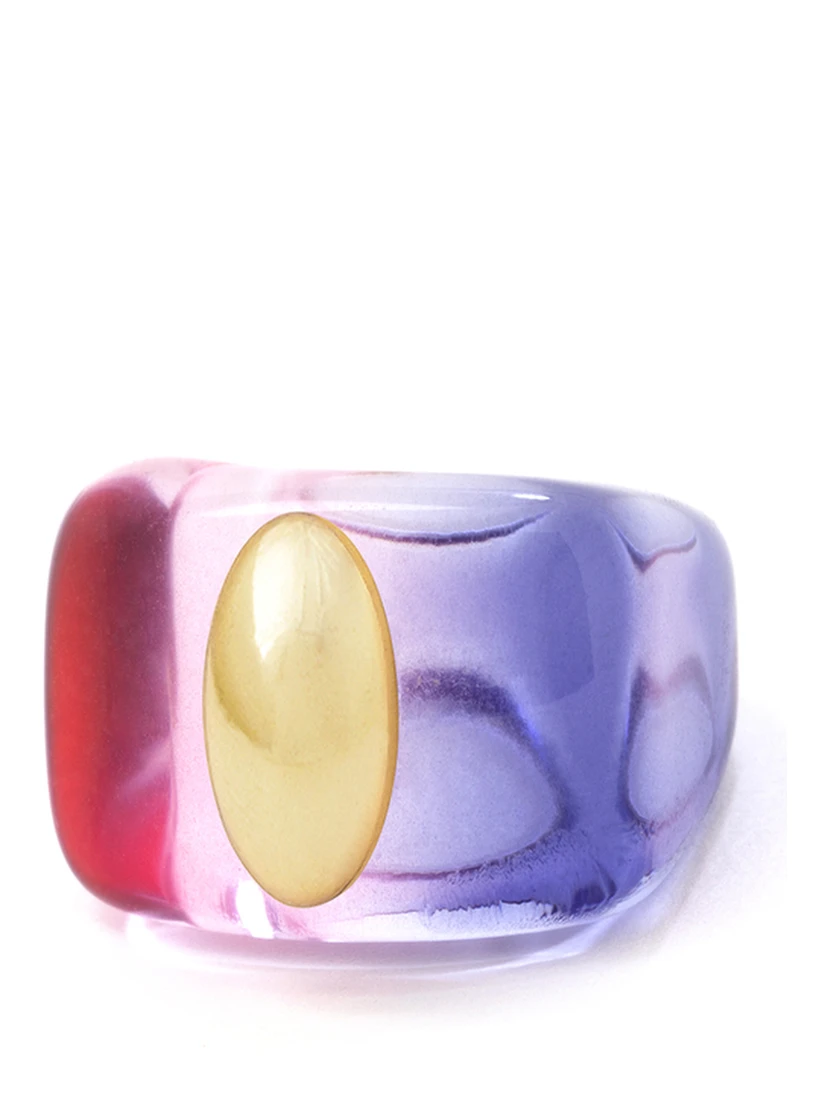 La Manso Womans Disney Princess Multicolor Plastic Ring