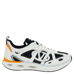 Easyjog Multicolor Low Top Sneakers with VLogo Detail in Tech Fabrics Man