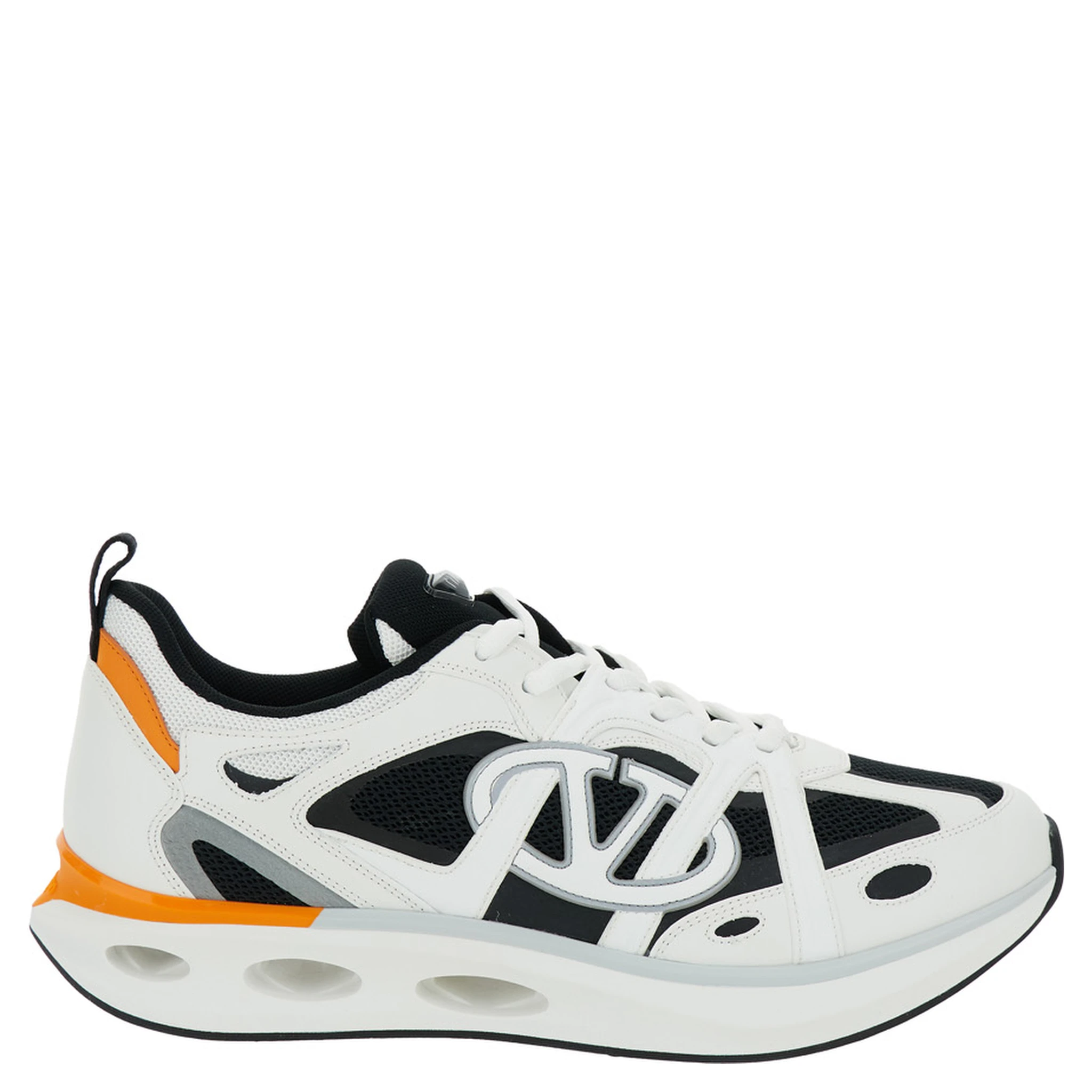 Easyjog Multicolor Low Top Sneakers with VLogo Detail in Tech Fabrics Man