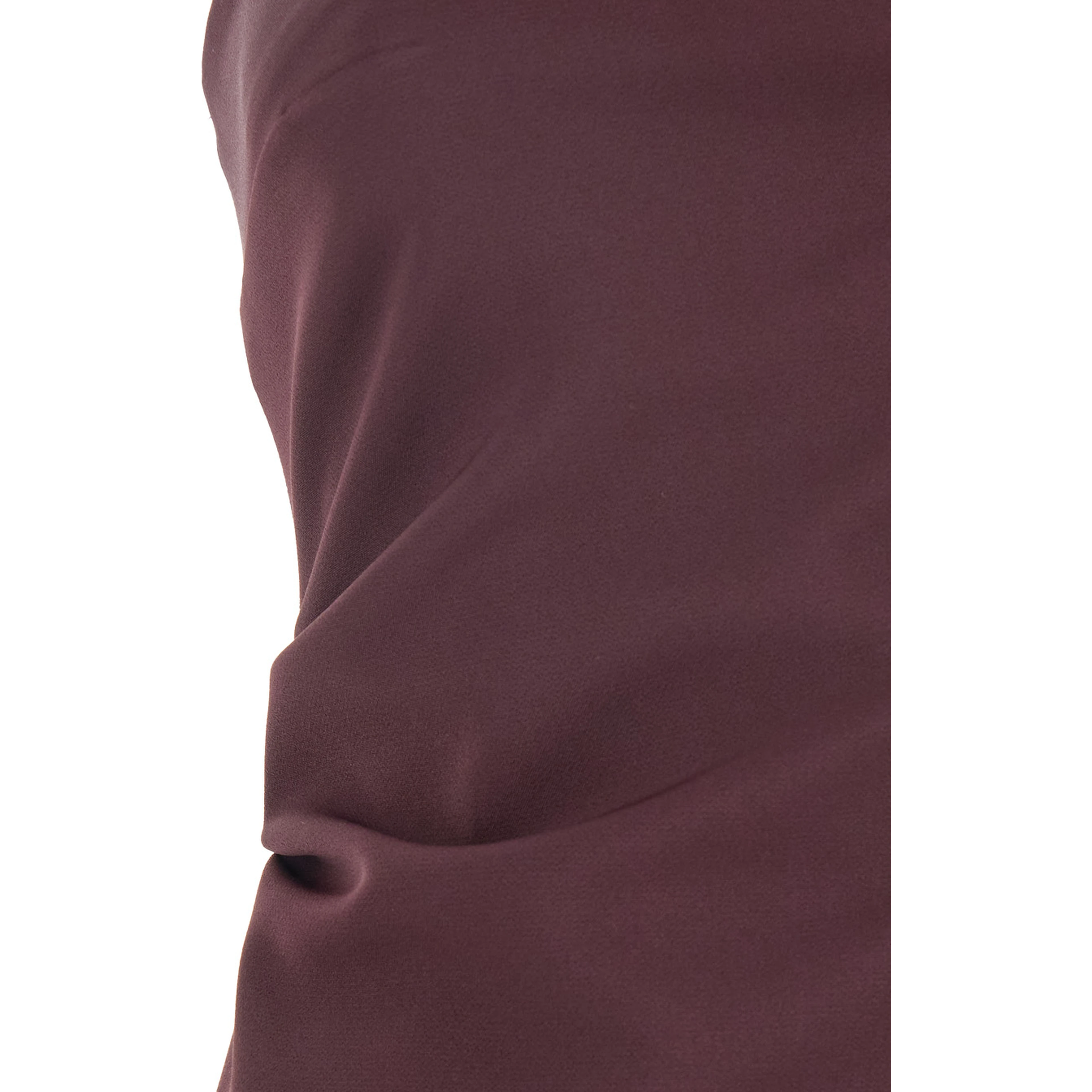 Bordeaux Bustier Dress in Tech Fabric Woman