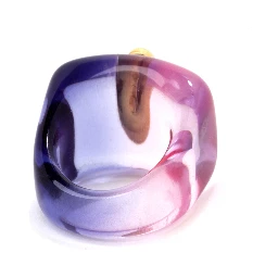 La Manso Womans Disney Princess Multicolor Plastic Ring