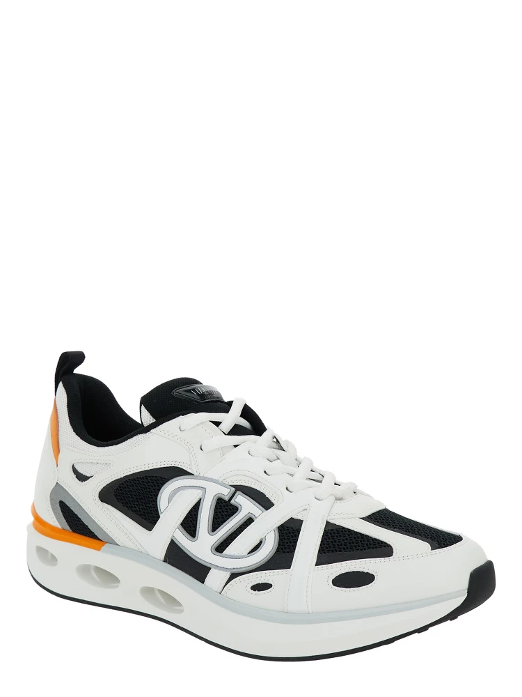 Easyjog Multicolor Low Top Sneakers with VLogo Detail in Tech Fabrics Man alternative