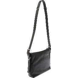 Voyou White Crossbody Bag with Logo and Buckle Detail in Leather Man