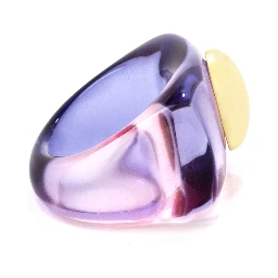 La Manso Womans Disney Princess Multicolor Plastic Ring