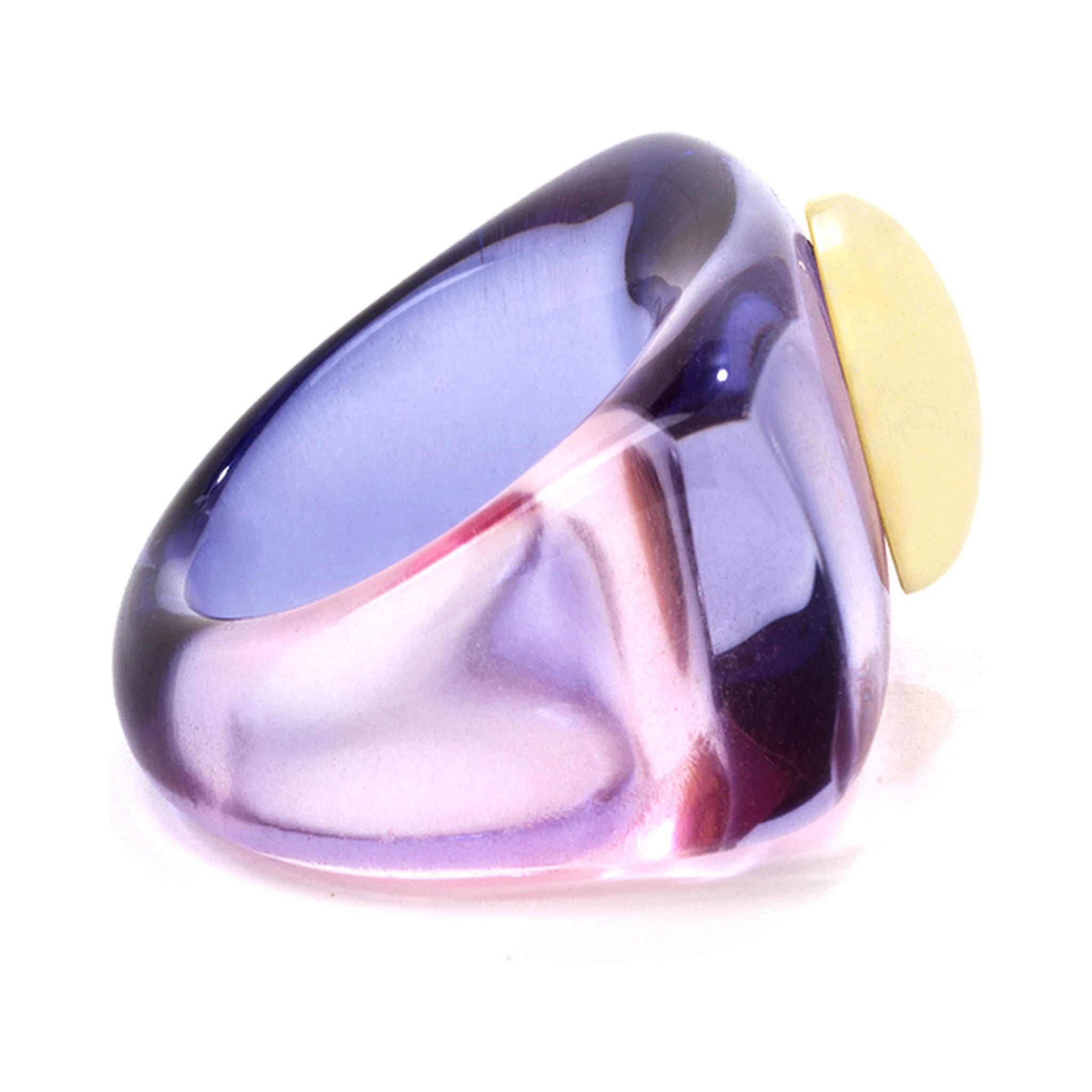 La Manso Womans Disney Princess Multicolor Plastic Ring