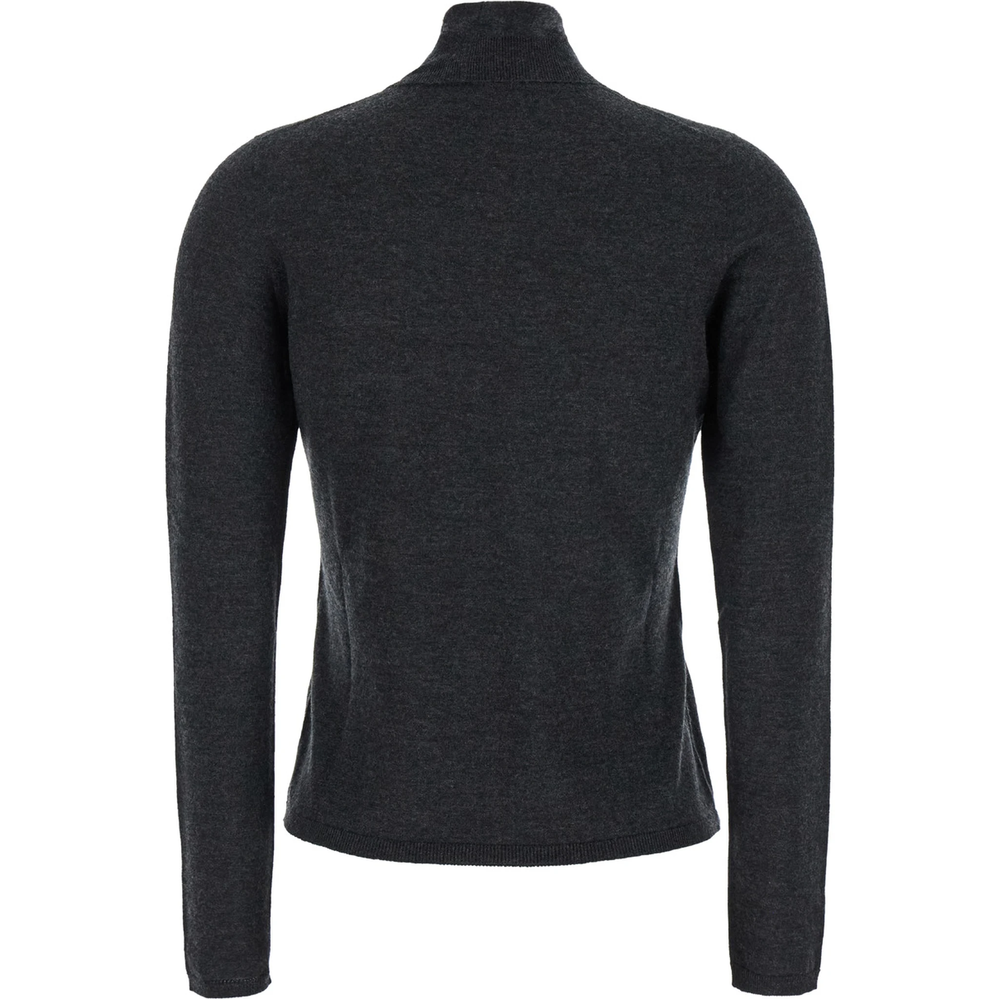 كنزة Adda الرمادية ذات الرقبة العالية من الكشمير للنساء