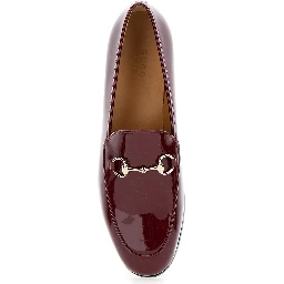 Jordan Bordeaux Loafers with Horsebit Detail in Patent Leather Woman
