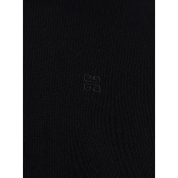 Black Polo Shirt with Logo Embroidery on the Front in Cotton Man
