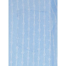 Laurel Light Blue Shirt with Pointed Collar and All-Over Logo Print in Cotton Man