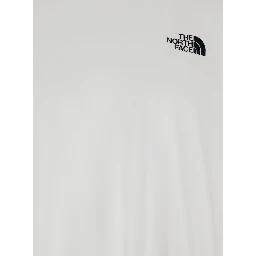 White T-Shirt with Logo Printed on the Front and Maxi Logo on the Back in Cotton Man