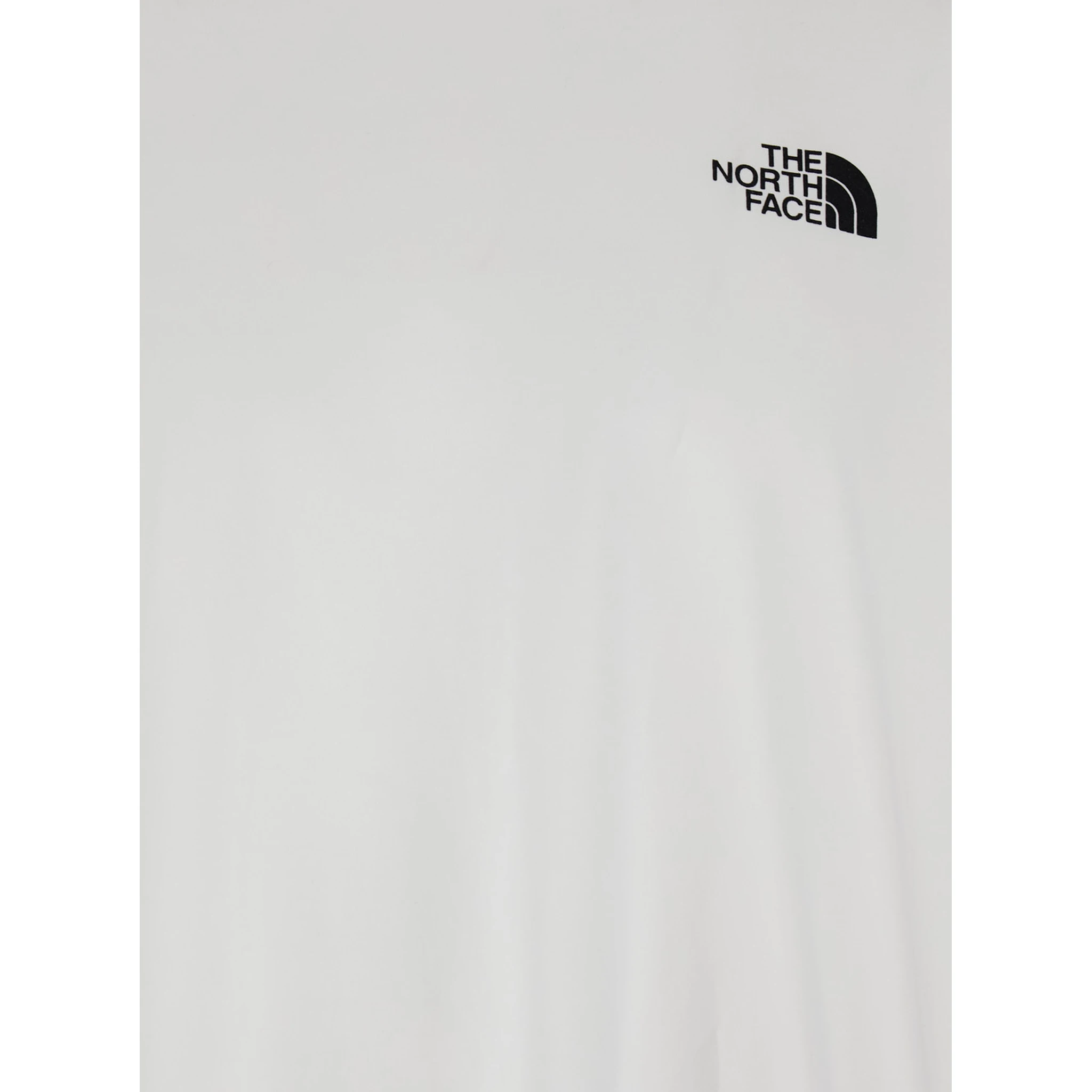 White T-Shirt with Logo Printed on the Front and Maxi Logo on the Back in Cotton Man