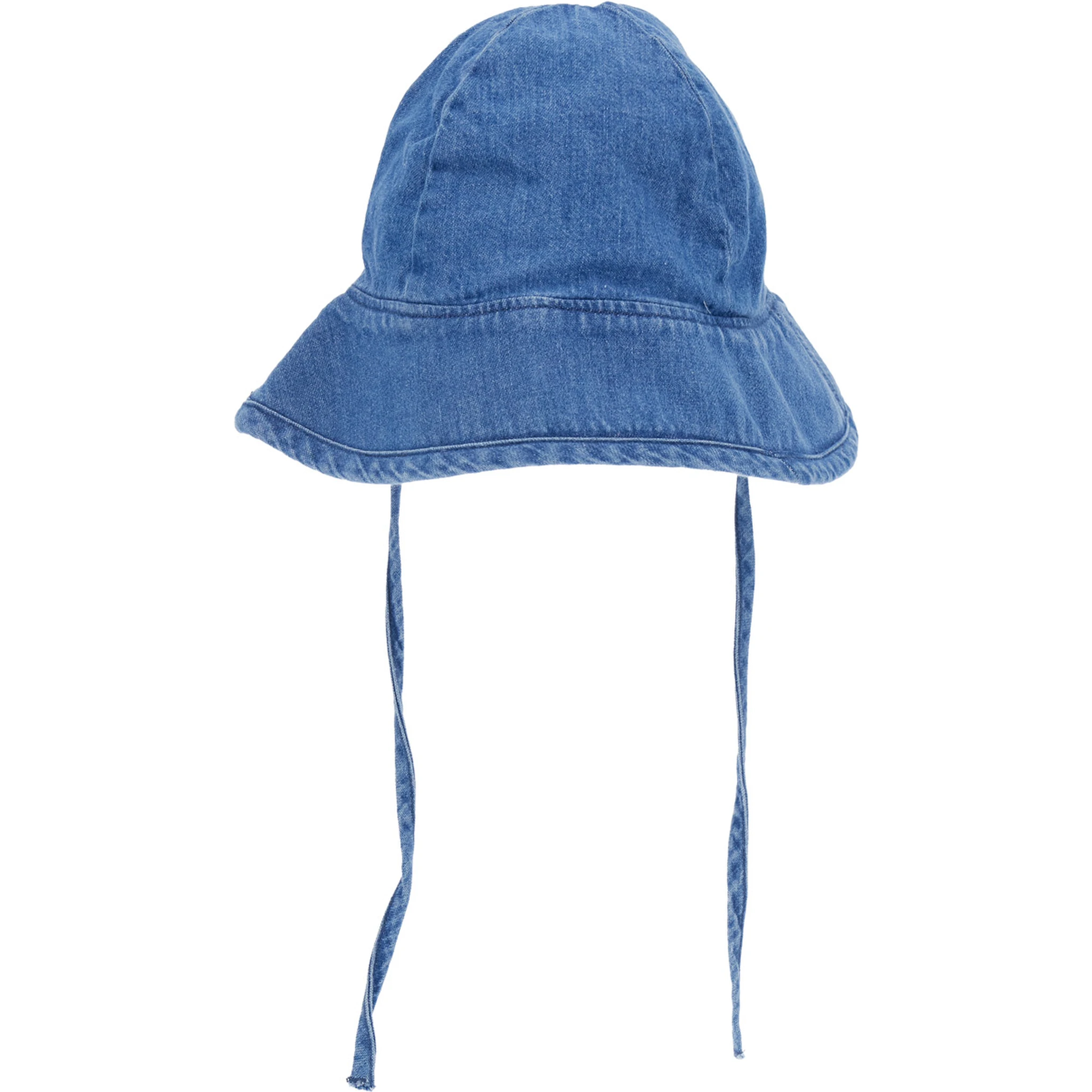 Blue Hat with Musical Notes Embroidered on the Front in Denim Boy