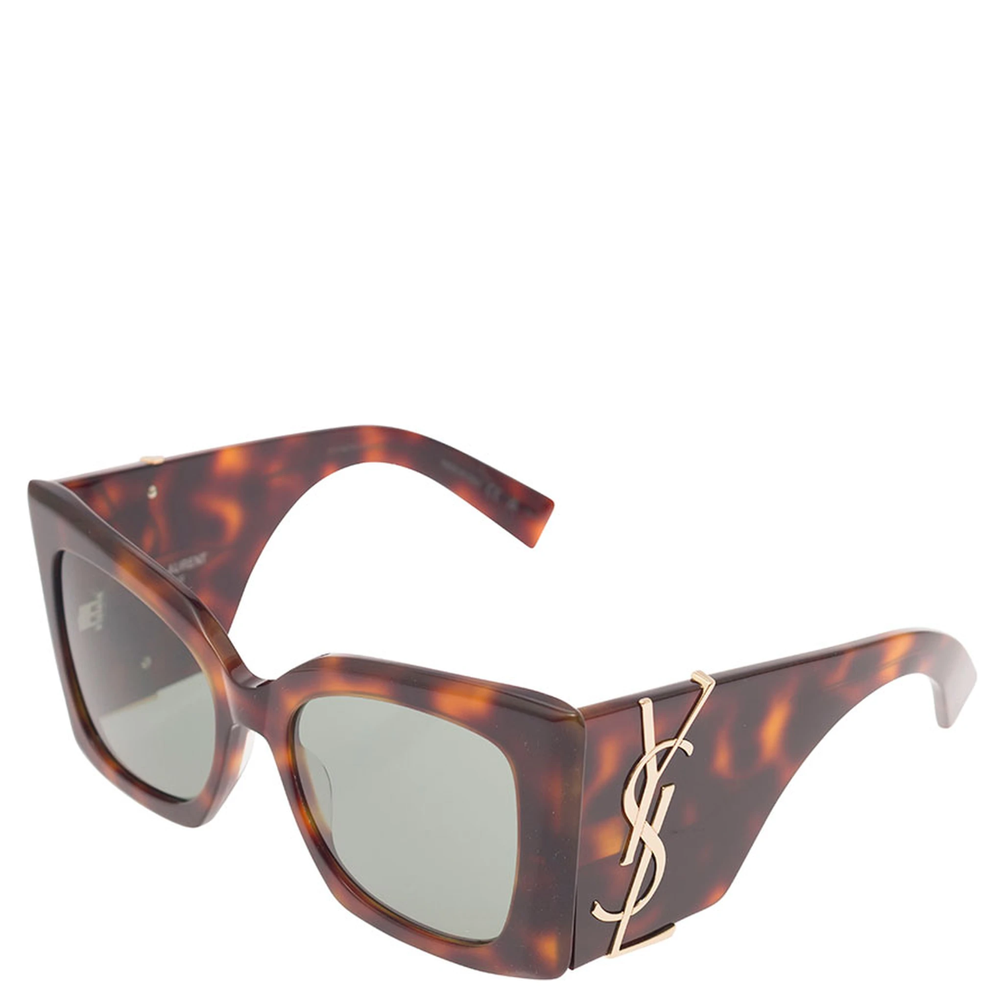 SL M119 Blaze Sunglasses in Brown Acetate Woman