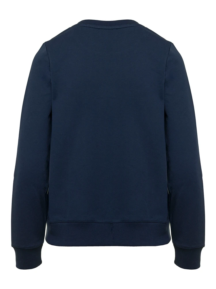 Blue Tina Sweatshirt in Fleece Cotton with Logo Embroidery to the Chest A.P.C. Woman alternative