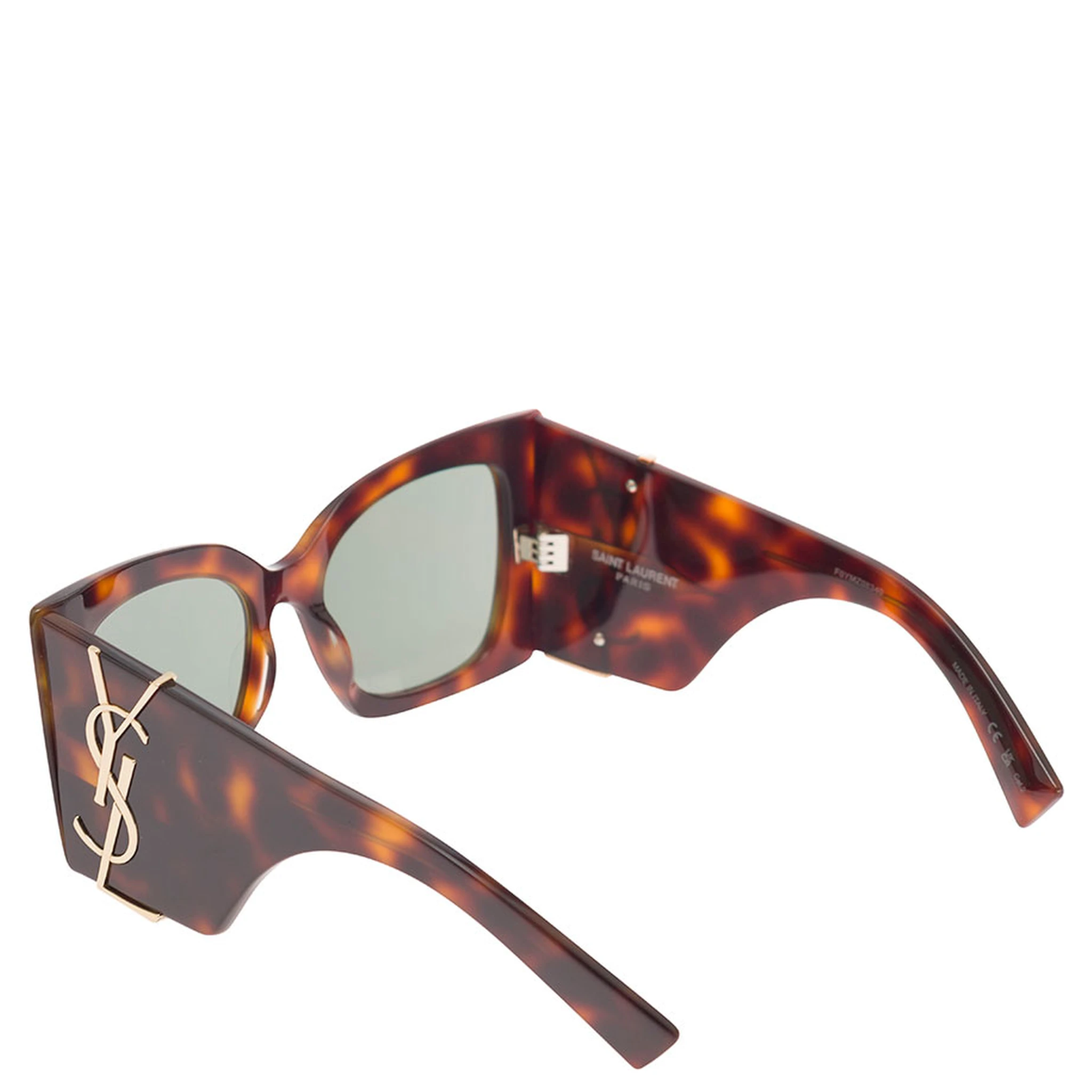 SL M119 Blaze Sunglasses in Brown Acetate Woman