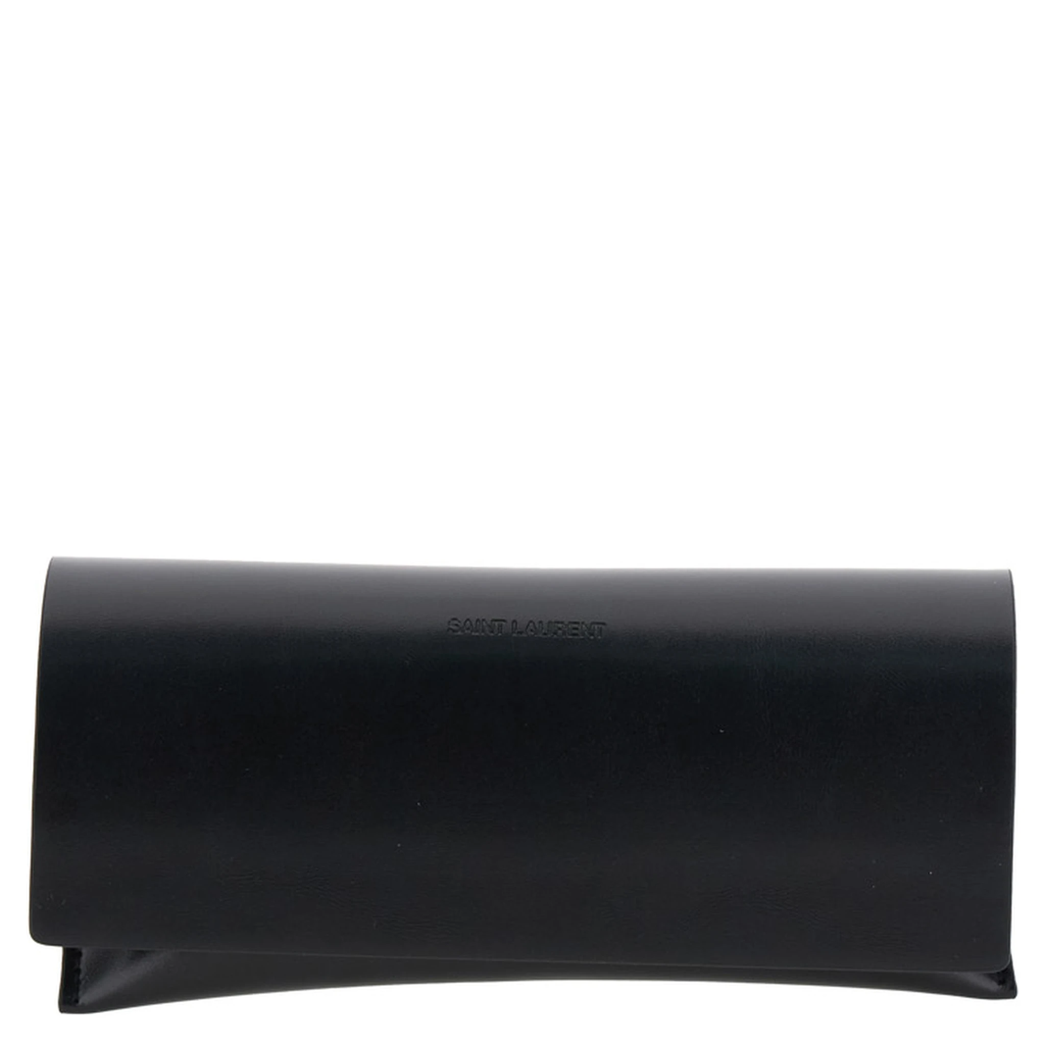 SL 820 Metallic Aviator Sunglasses with Nylon Lenses and Curved Top Bar in Metal Woman