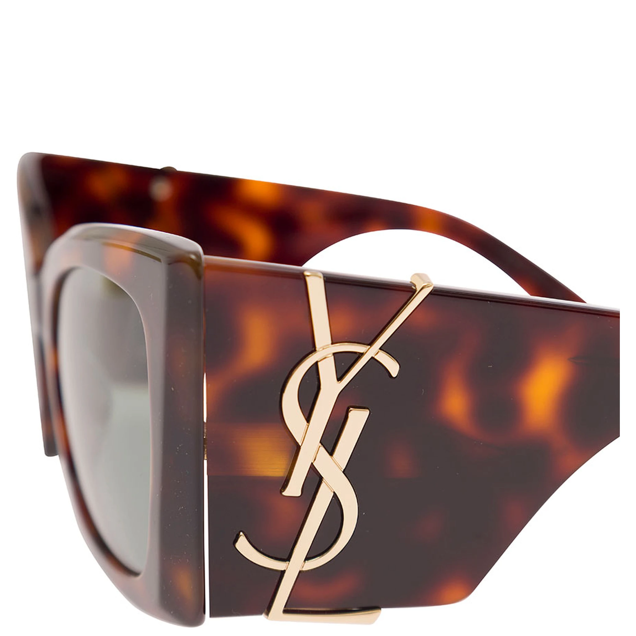 SL M119 Blaze Sunglasses in Brown Acetate Woman