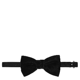 Black Bowtie with Adjustable Clolsure in Velvet Man