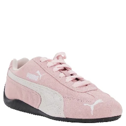 Speedcat Pink Sneakers with Logo Print on the Side and Logo Lettering on the Side in Suede Unisex
