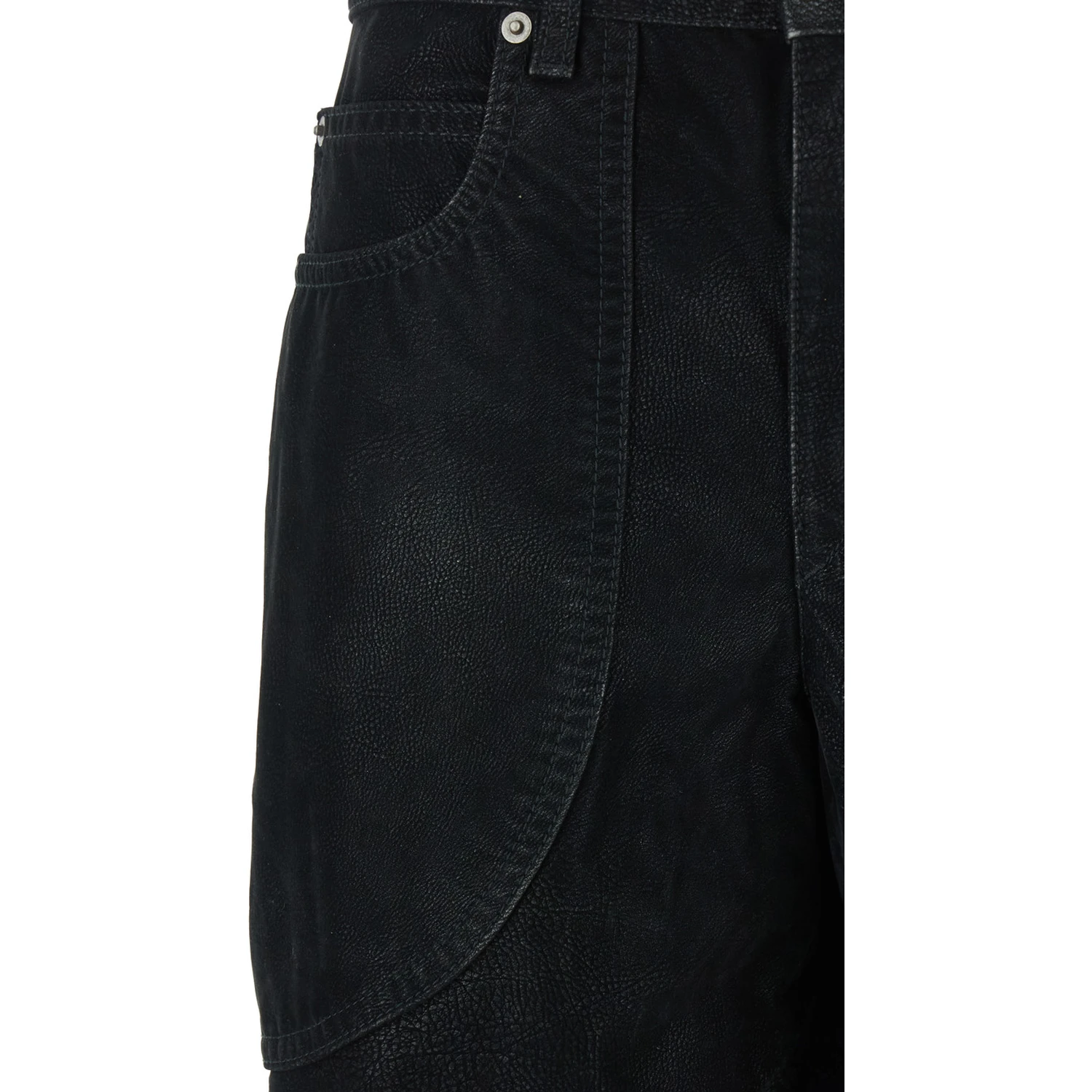Kelvina Black Jeans with Logo Patch on the Rear and Tapered Leg in Denim Woman