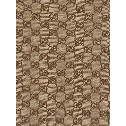 Beige Crewneck Mini Dress with Horsebit on the Front in GG Canvas Woman