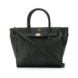 Batswater Small Black Leather Handbag  Mulberry Woman