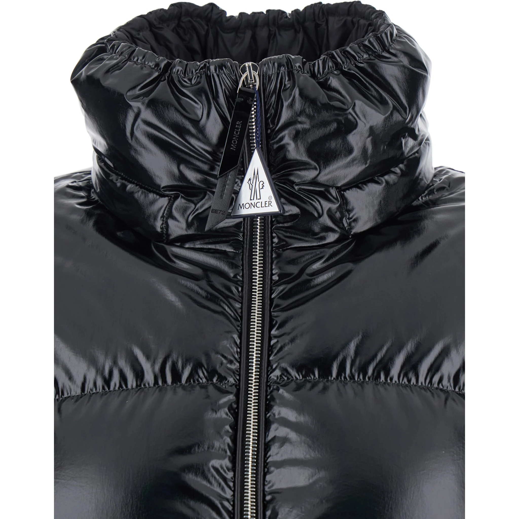 Lothar Black Down Jacket with Removable Hood and Logo Patch on the Sleeve in Tech Fabric Woman