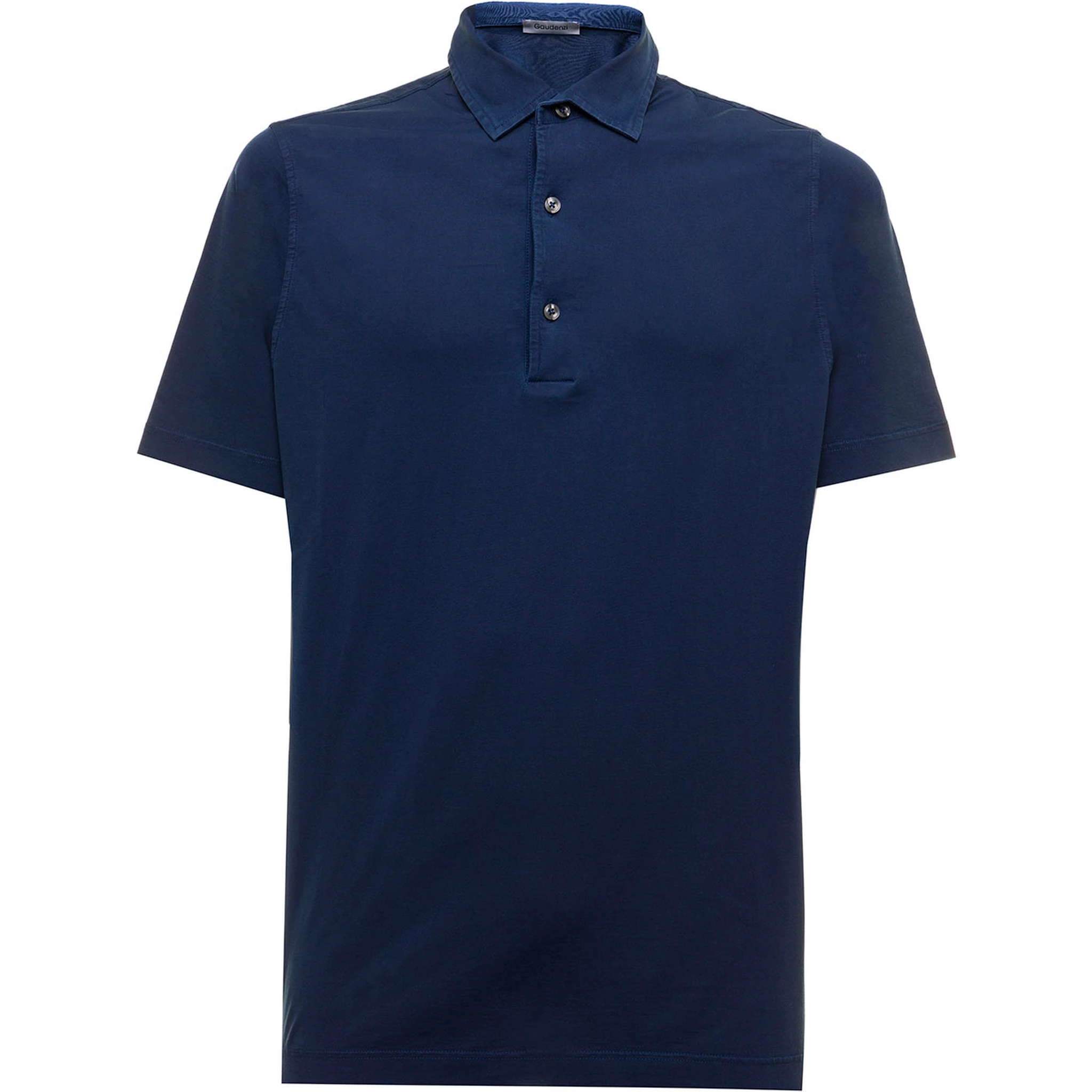 Blue Supima Cotton Polo Shirt  Gaudenzi Man