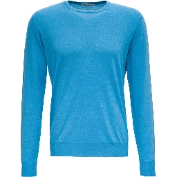 Wool and Silk Light Blue Sweater