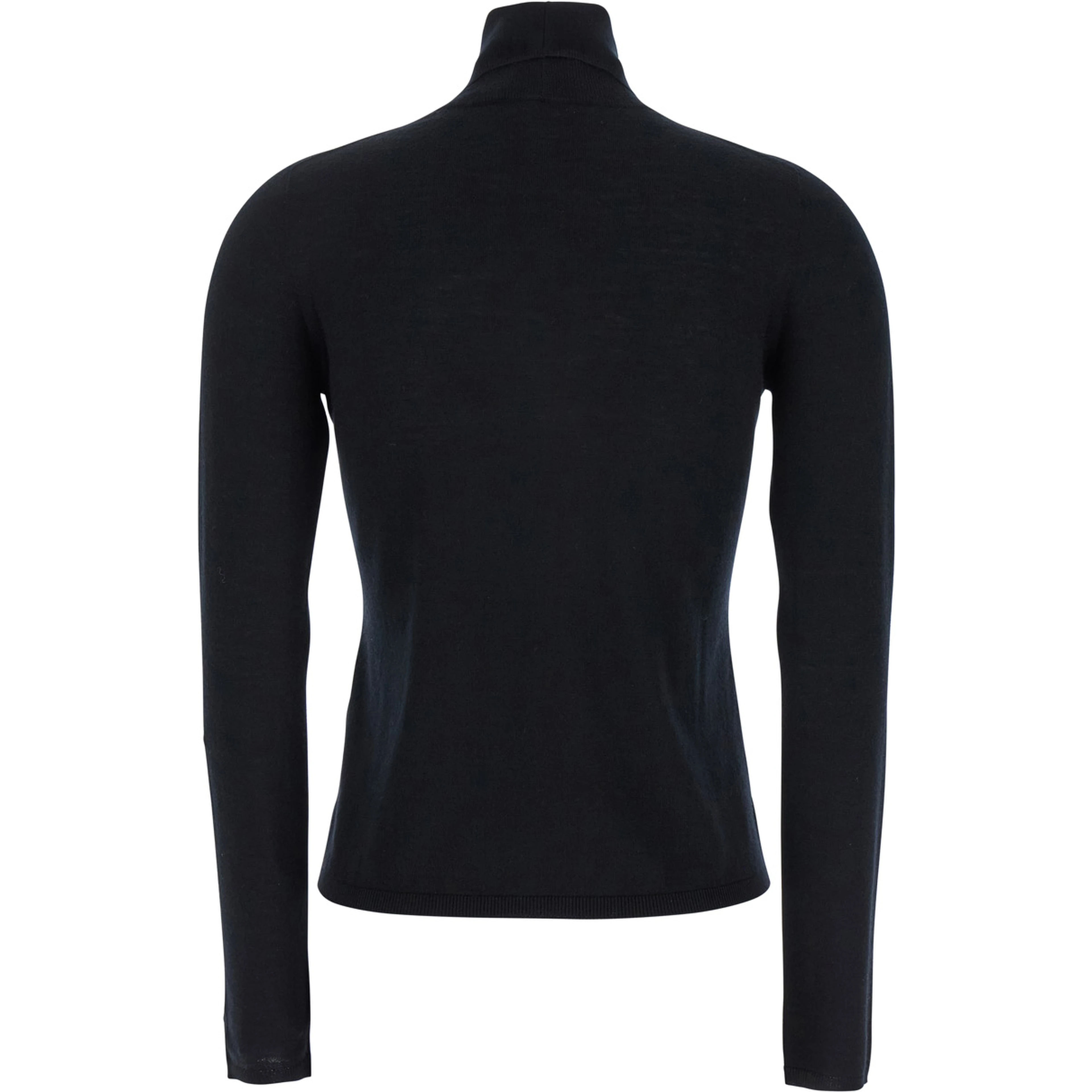 Adda Black High Neck Sweater in Cashmere Woman