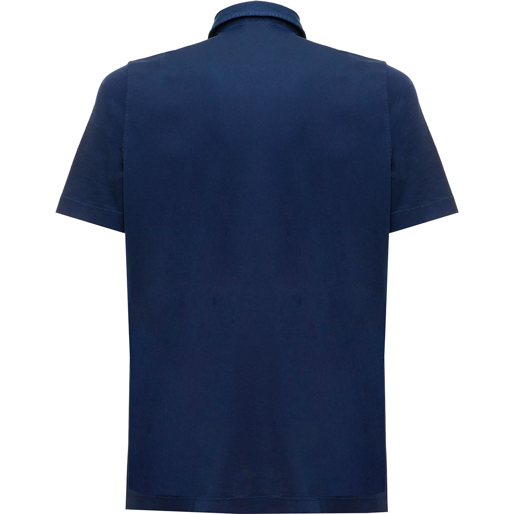 Blue Supima Cotton Polo Shirt  Gaudenzi Man
