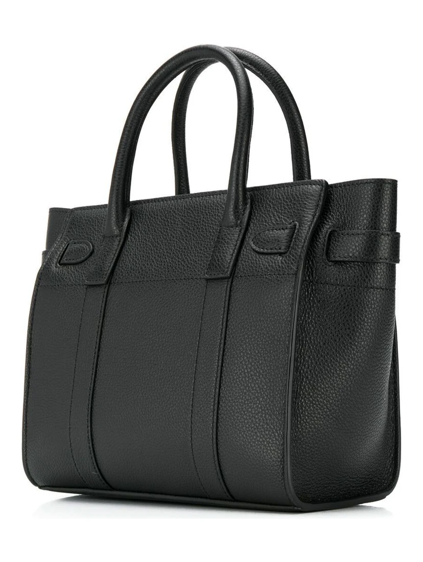 Batswater Small Black Leather Handbag  Mulberry Woman