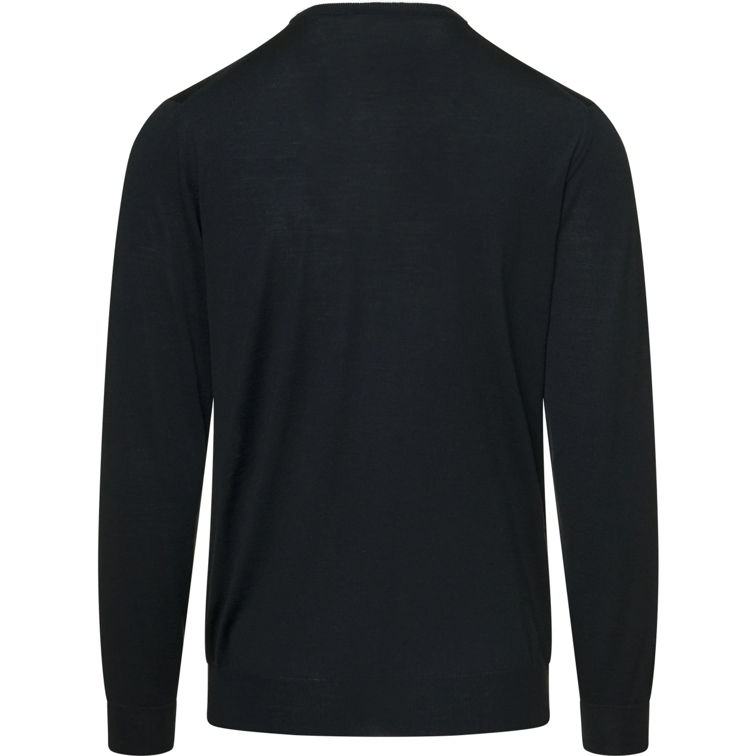 Dark Green Crewneck Sweater with Long Sleeves in Cashmere Man Gaudenzi