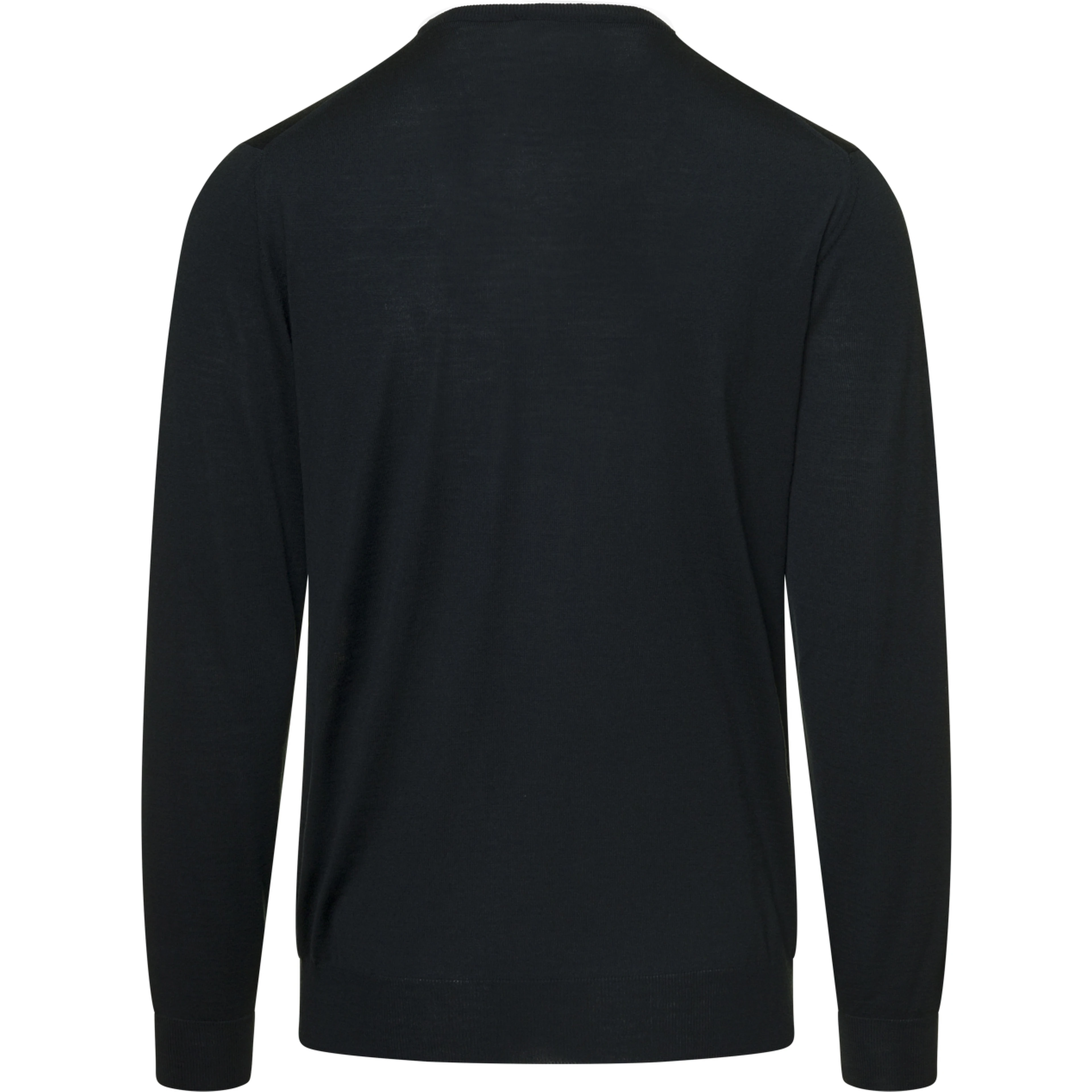 Dark Green Crewneck Sweater with Long Sleeves in Cashmere Man Gaudenzi