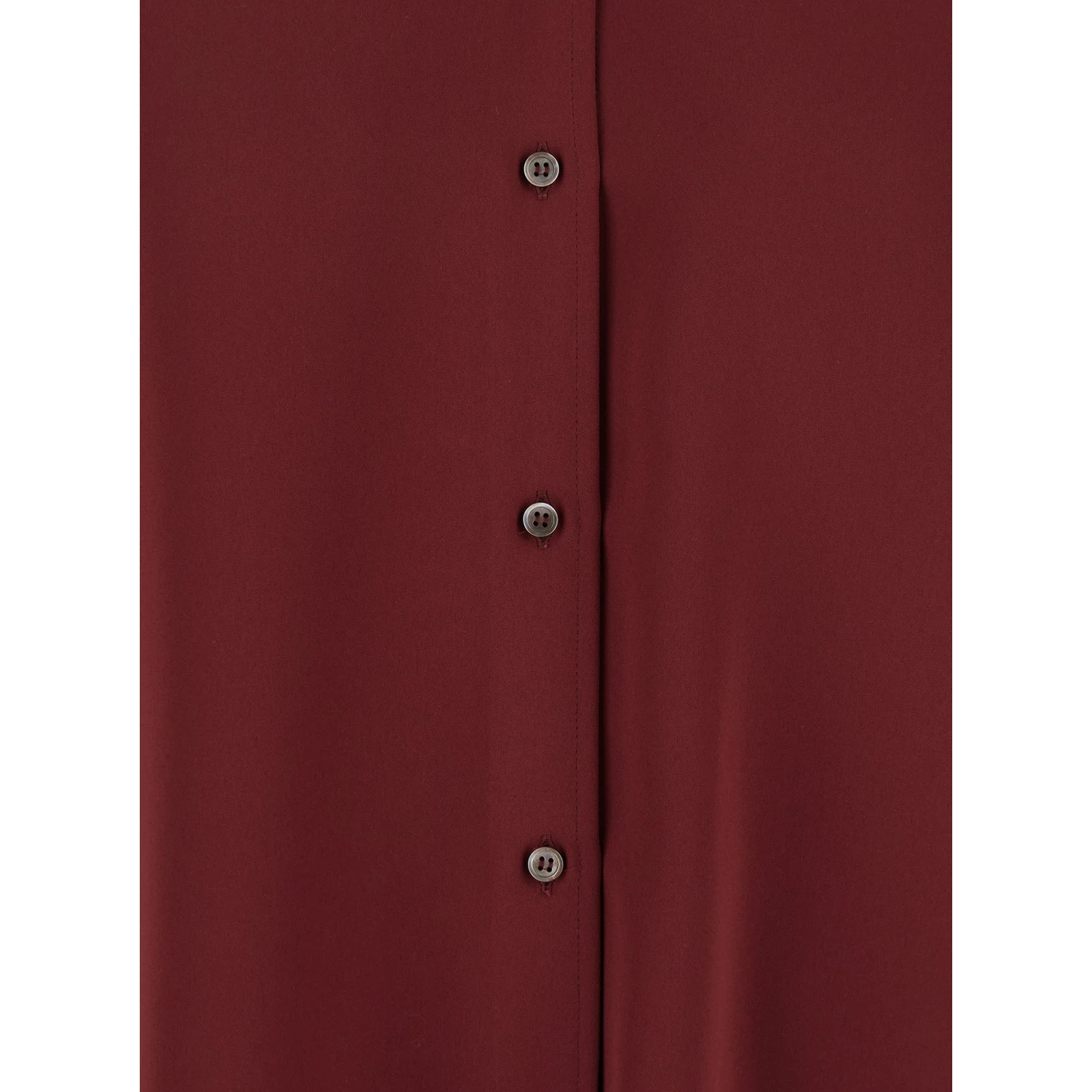 Bordeaux Shirt with Classic Collar in Tech Fabric Woman