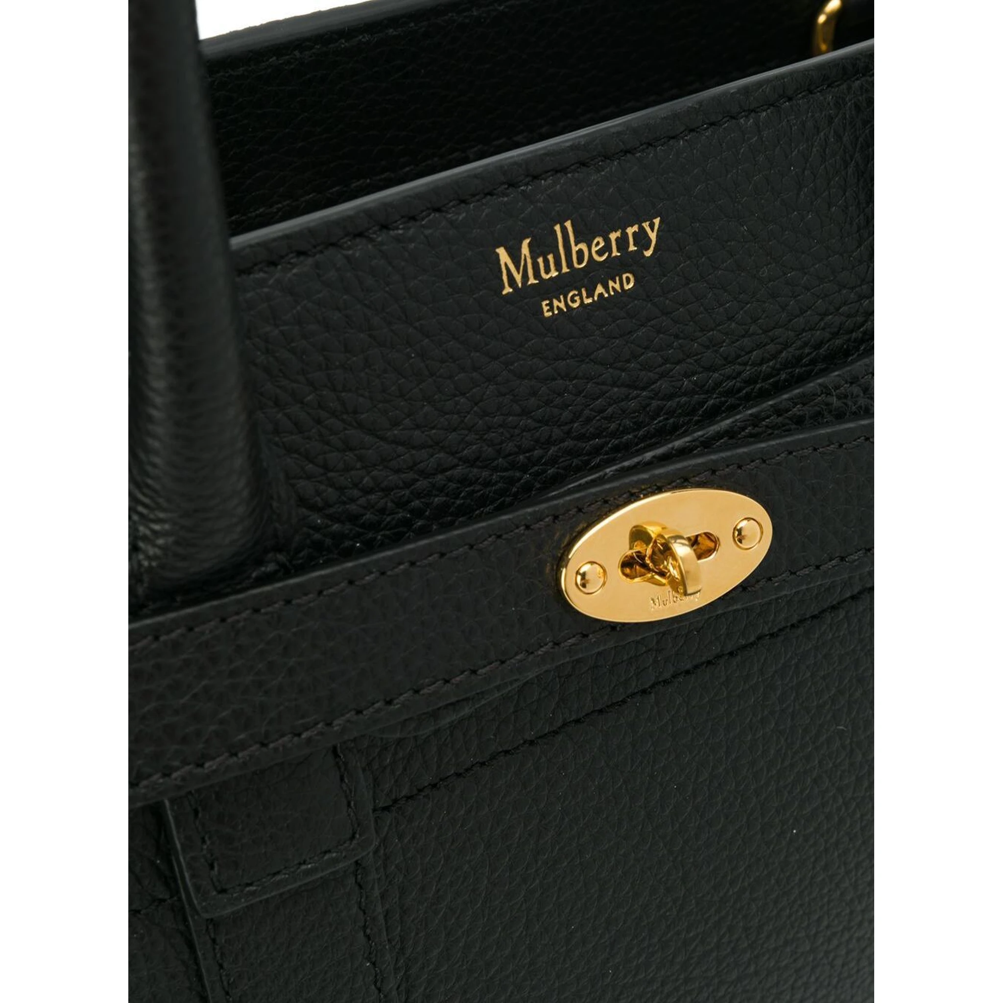 Batswater Small Black Leather Handbag  Mulberry Woman