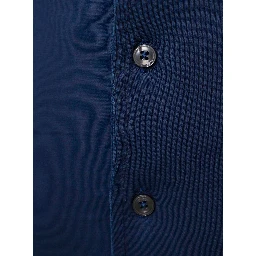 Blue Supima Cotton Polo Shirt  Gaudenzi Man