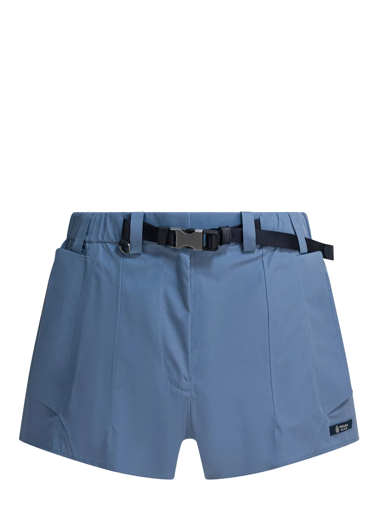 Re-Nylon shorts with belt