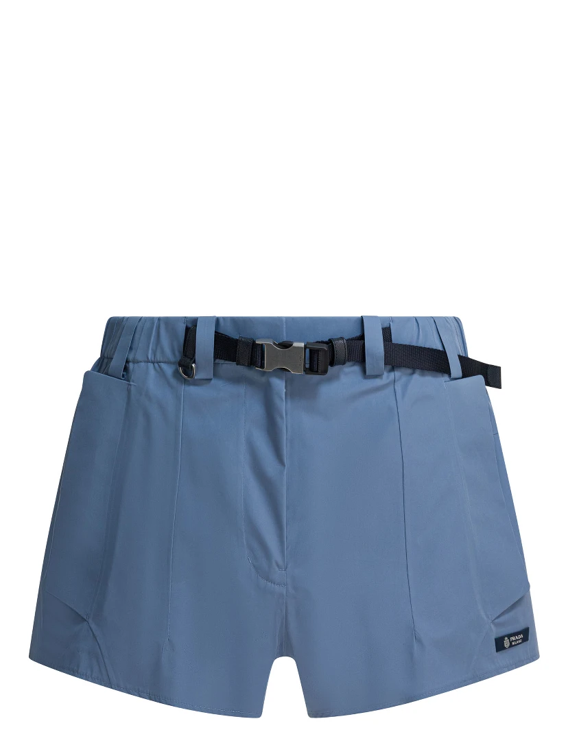 Re-Nylon shorts with belt