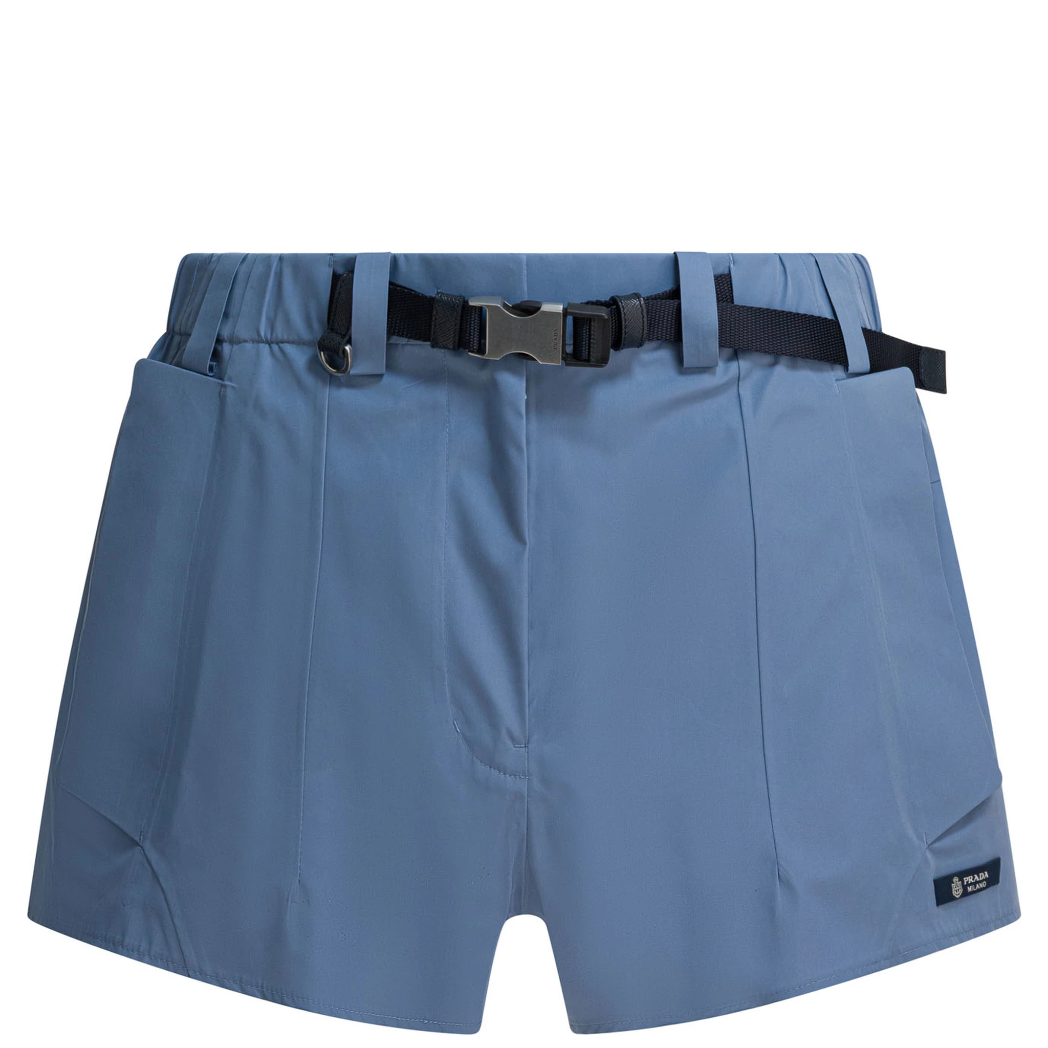 Re-Nylon shorts with belt