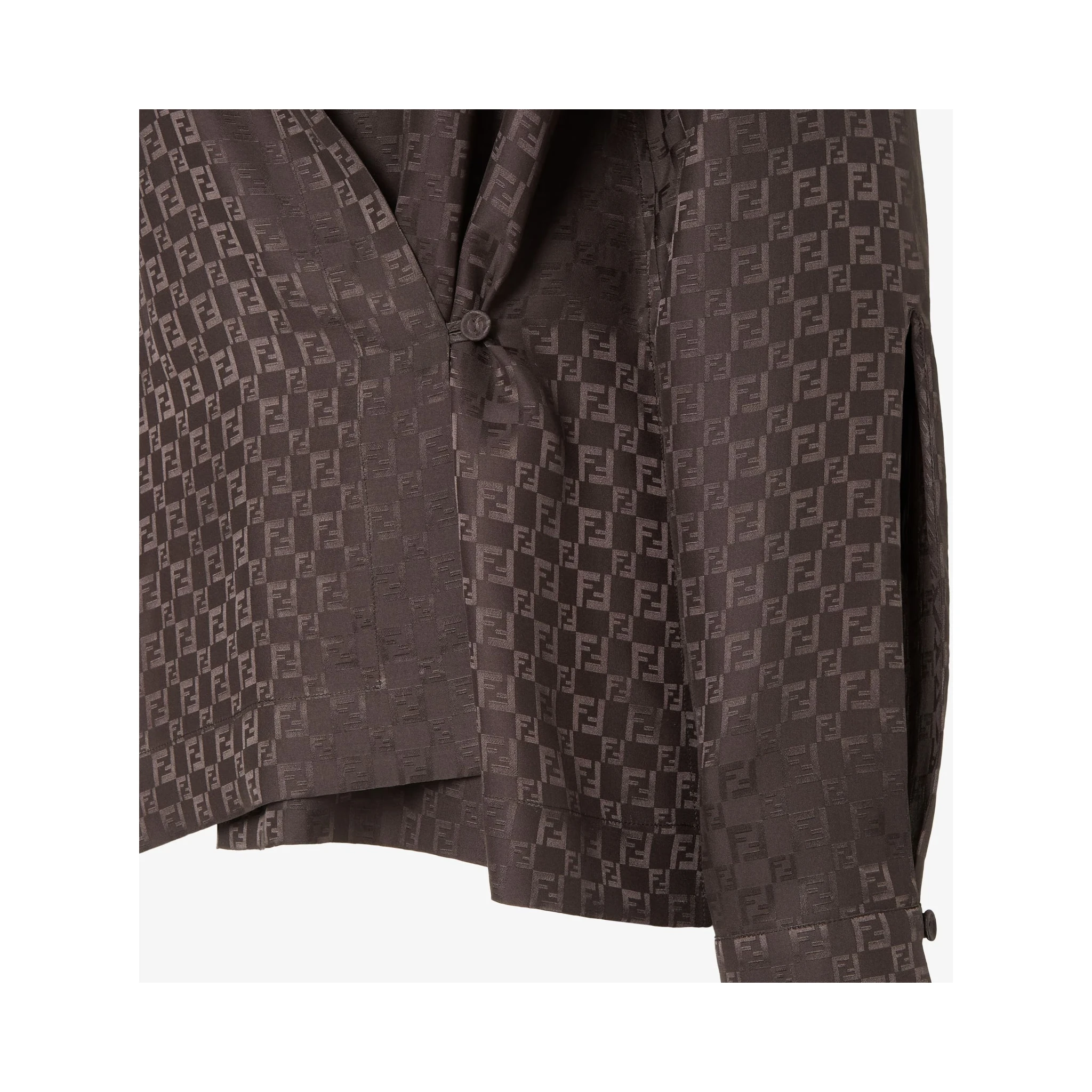 Jacquard FF silk shirt