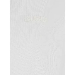 White Sweatshirt with Logo Imprinted on the Front and Web Detail on the Edge in Cotton Man